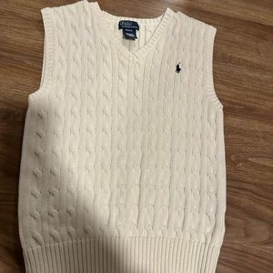 Polo Ralph Lauren cream sweater vest
